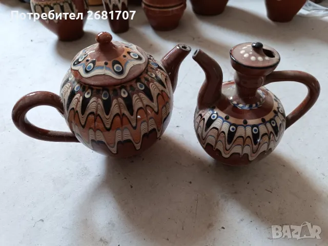 стари керамични канички 