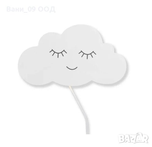 Детска LED лампа "Облаче", снимка 3 - Лампи за стена - 42647770