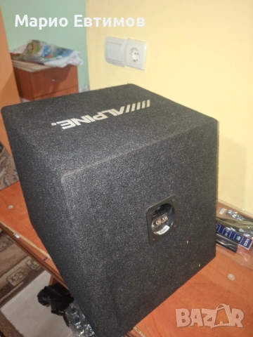 Субуфер Alpine 10", 150w rms, снимка 2 - Тонколони - 53380728