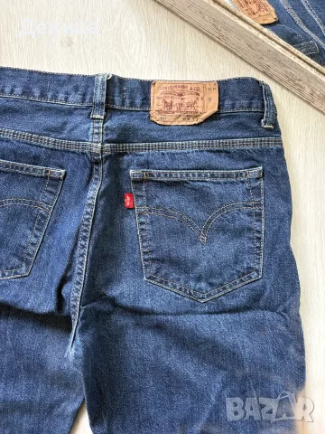 Levi's класически мъжки сини дънки (размер L), снимка 6 - Дънки - 56225026
