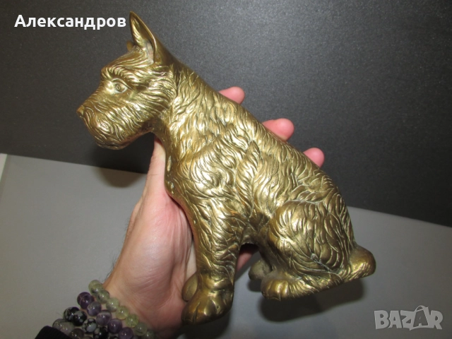 Бронзов Слон и бронзово куче, снимка 15 - Други ценни предмети - 52848651