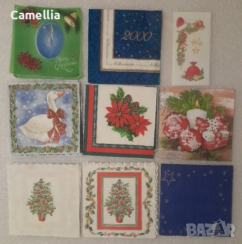 Коледни салфетки