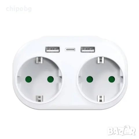 Удължител No brand, 2 гнезда, снимка 1