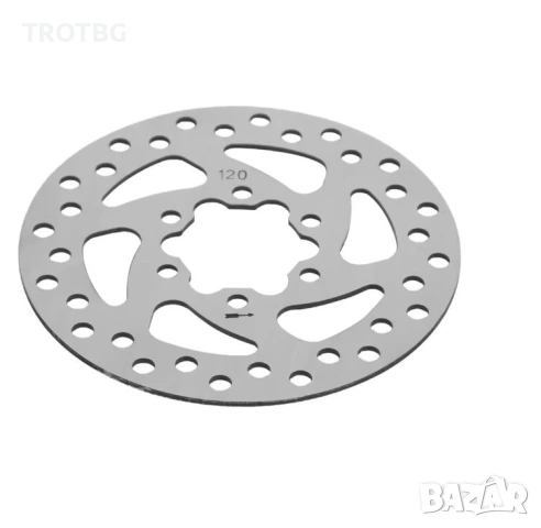 120mm спирачен диск със 6 болта за Segway ZT3 Pro, снимка 4 - Части за велосипеди - 53061141