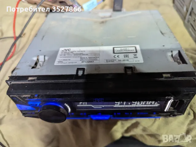 CD плеър за кола JVC KD-R472, снимка 3 - Ресийвъри, усилватели, смесителни пултове - 49456255