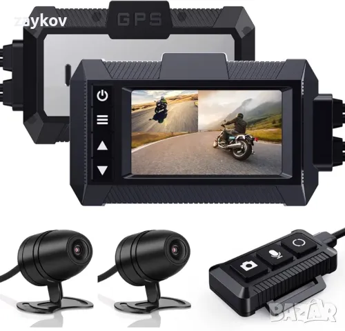 YDI Motorcycle Dash Cam, MD10 PRO Напълно водоустойчива мотоциклетна камера