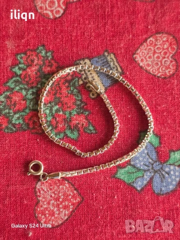 Сребърна гривна. 19,5 см. Цена 19,99 лв. За Севлиево безплатна доставка., снимка 2 - Колиета, медальони, синджири - 50773033