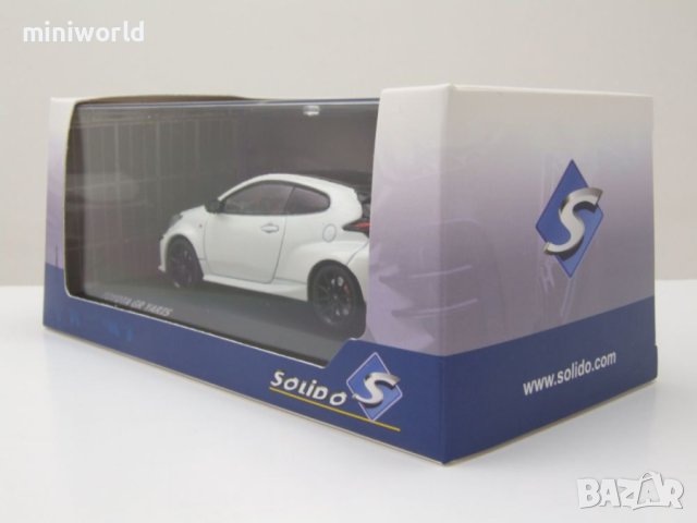 Toyota Yaris GR 2020 - мащаб 1:43 на Solido моделът е нов в PVC дисплей-кейс, снимка 18 - Колекции - 42719015