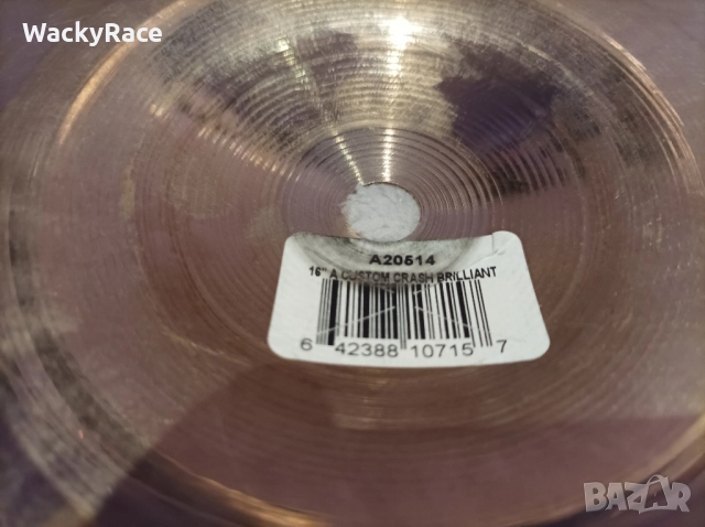Краш чинел Zildjian A Custom Brilliant 16", снимка 3 - Ударни инструменти - 52938726