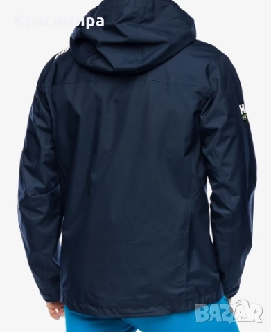 Мъжко ветроходно яке Helly Hansen Crew Hooded Midlayer 2 navy, снимка 5 - Якета - 52928849