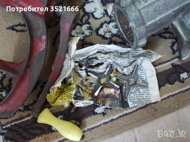 Машинка за мелене на месо, ретро, снимка 8 - Аксесоари за кухня - 44641738