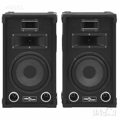 vidaXL Професионални пасивни Hifi сценични тонколони 2 бр 800 W черни, снимка 2 - Тонколони - 56147669