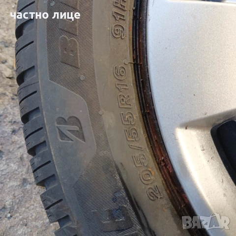205/55/16  зимни гуми ДОТ24  с джанти 5Х112 за Ауди VW,Skoda,Seat, снимка 9 - Гуми и джанти - 53205912
