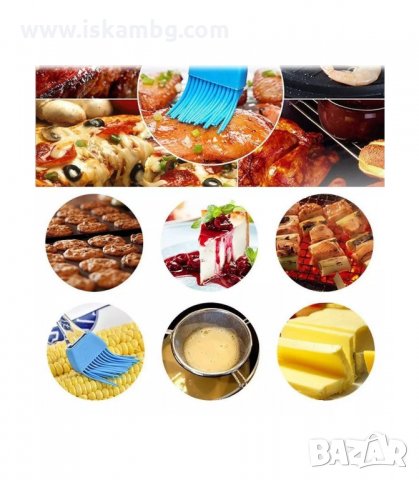 КУХНЕНСКИ КОМПЛЕКТ СИЛИКОНОВА ШПАТУЛА И ЧЕТКА - код 1740, снимка 3 - Прибори за хранене, готвене и сервиране - 33987437