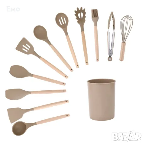 Комплект кухненски прибори от 11 бр плюс Кутийка, снимка 6 - Прибори за хранене, готвене и сервиране - 47842696