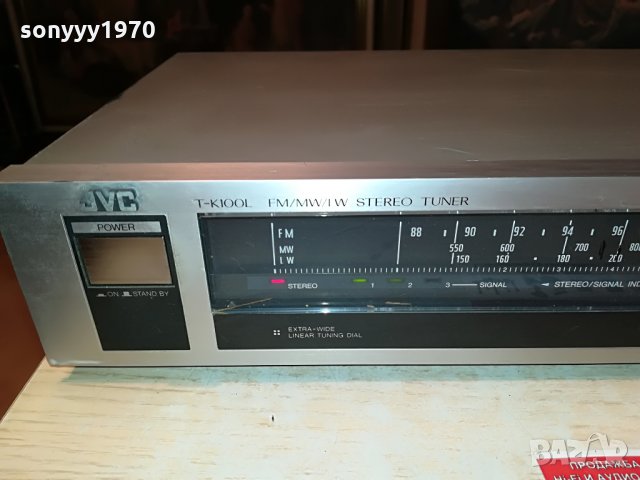 JVC T-K100L TUNER JAPAN-ВНОС GERMANY 0503222025, снимка 8 - Ресийвъри, усилватели, смесителни пултове - 36005449