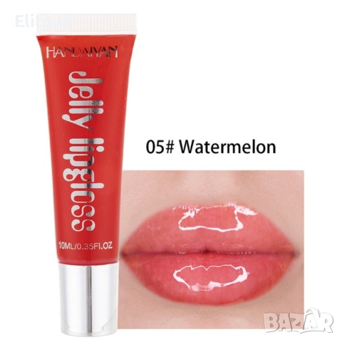 Овлажняващ цветен гланц за устни Jelly Gloss Lip HANDAIYAN, снимка 4 - Други - 52830806