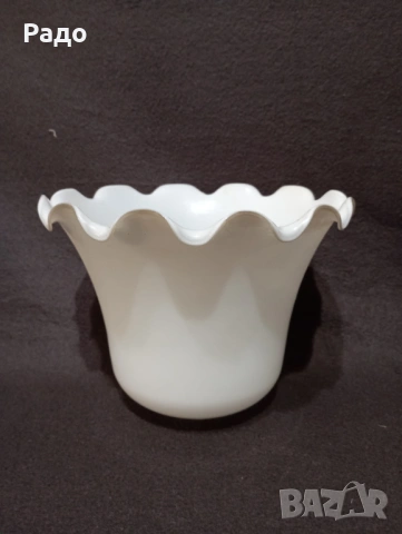 Стъклен абажур. Стъкло за лампа. Чашка за полилей, снимка 2 - Полилеи - 53219074