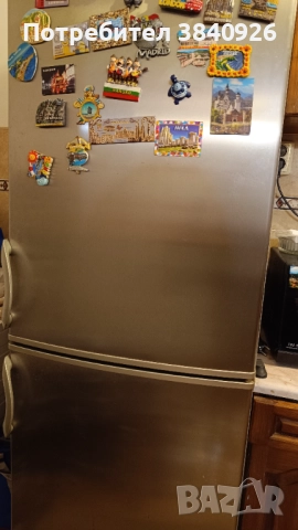 Хладилник Gorenje инокс, 185 см, използван