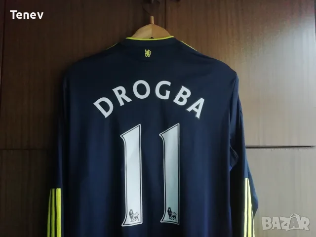 Chelsea Drogba Adidas 2009/2010 оригинална тениска фланелка екип Дрогба Челси , снимка 3 - Тениски - 56259840