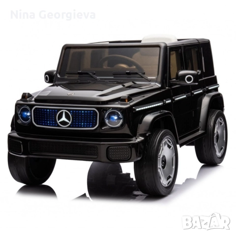Акумулаторен джип Mercedes EQG Electric G-Class 12V с отварящи се врати меки гуми 4x4, снимка 2 - Коли, камиони, мотори, писти - 52859282