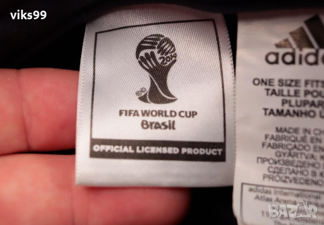 Шапка Adidas 2014 FIFA World Cup Brazil, снимка 7 - Фен артикули - 44837462