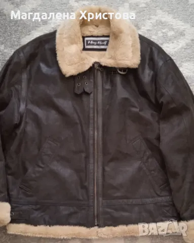 Мъжко яке естествена кожа HENRY MORELL, снимка 2 - Якета - 48523730