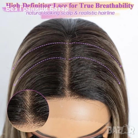 Нова Перука за Парти и Ежедневие, Висококачествена коса за жени прическа, снимка 6 - Аксесоари за коса - 53353112