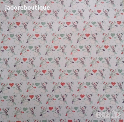 Дизайнерска хартия Let it snow 30x30 см, снимка 11 - Други - 52301473