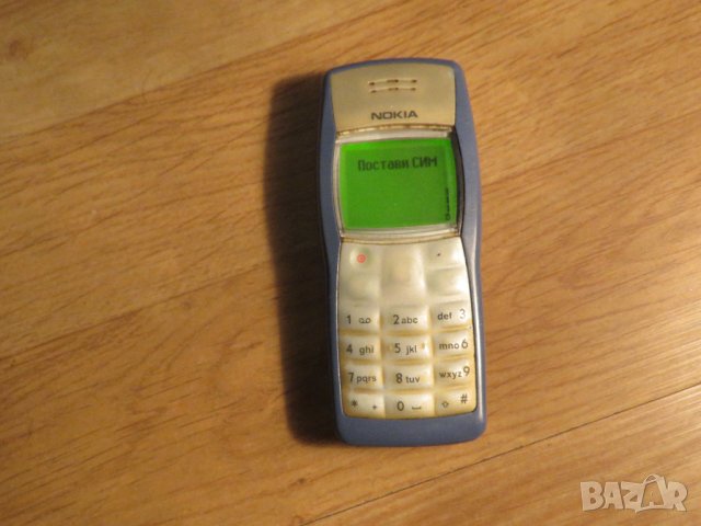 телефон с копчета NOKIA 1100, НОКИА 1100 - 2003 г. - работещ.