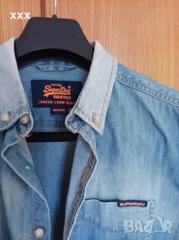 Superdry Japan дънкова риза, снимка 2 - Ризи - 50390862