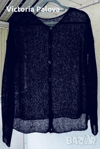 Бутиков мохерен кардиган ( жилетка) Paris boutique стил, снимка 3 - Жилетки - 53558385