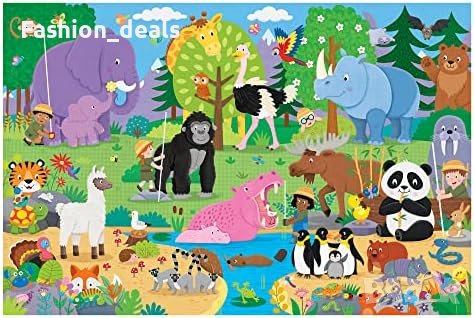 Нов подов пъзел Galt за малки деца 3+ с големи парчета животни 30 части, снимка 2 - Други - 41281772