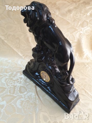 Старинен немски  каминен часовник, снимка 4 - Антикварни и старинни предмети - 41227873