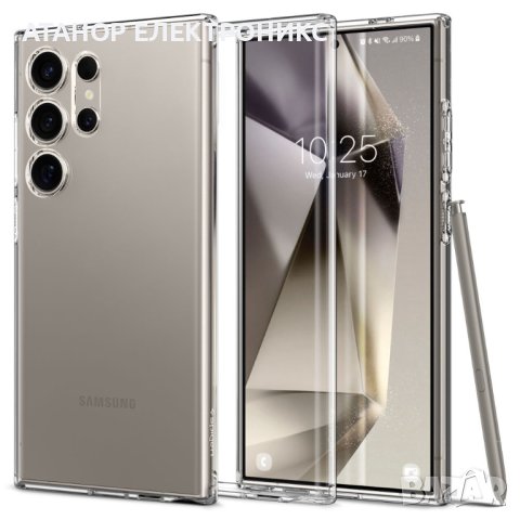  Калъф Spigen - Liquid Crystal - Samsung Galaxy S24 Ultra - Clear, снимка 1 - Калъфи, кейсове - 44196780