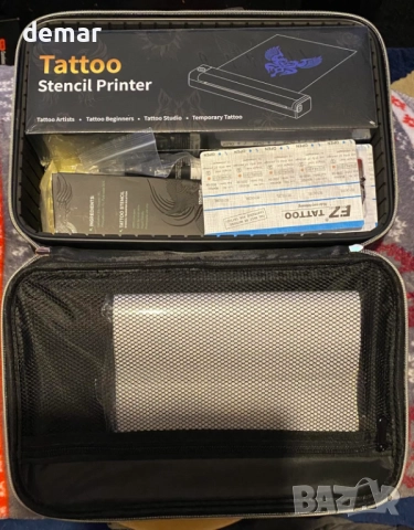 Комплект за татуировки - Машина за шаблонно печатане 6 хода 2,5-4,8 мм, снимка 9 - Други - 52963059