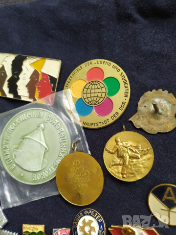 Ретро значки, плакети и медали , снимка 4 - Антикварни и старинни предмети - 53642511