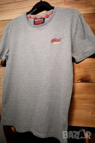 Superdry мъжка маркова тениска, М , сива