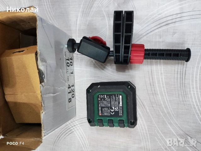 Лазер с кръстосани линии Parkside PKLL 7 E4, снимка 2 - Измервателни инструменти - 52002793