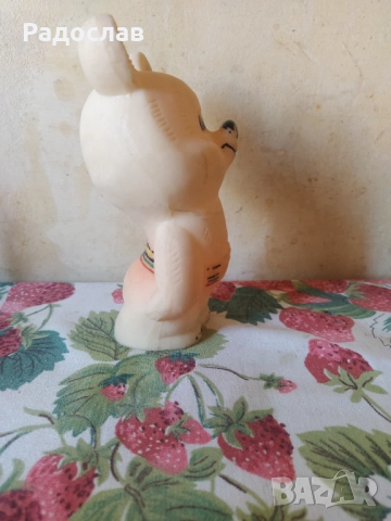 СССР сувенир фигура мечето Миша Олимпиадата в Москва , снимка 4 - Декорация за дома - 52253763