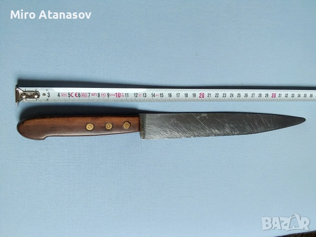 Стар голям български нож от царско време НОЖАРОВЪ Габрово, снимка 9 - Антикварни и старинни предмети - 52725389