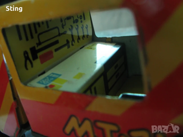  Играчка , Камион  Камaз , Техническа помощ  МТ 14 , метал , 1970 г.  С С С Р, снимка 3 - Антикварни и старинни предмети - 51316627