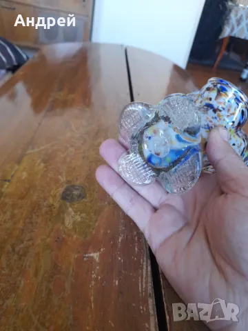 Стара стъклена ваза #16, снимка 6 - Други ценни предмети - 50129814