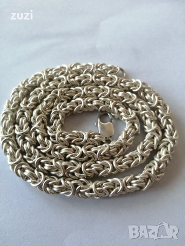 Ланец, Синджир кралска плетка-999 сребро 