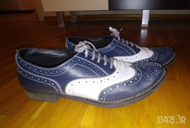 Оксфордки, естествена кожа, номер 37, снимка 6 - Дамски ежедневни обувки - 40309150