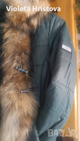 Дамско яке с естествен пух, снимка 2 - Якета - 53160628