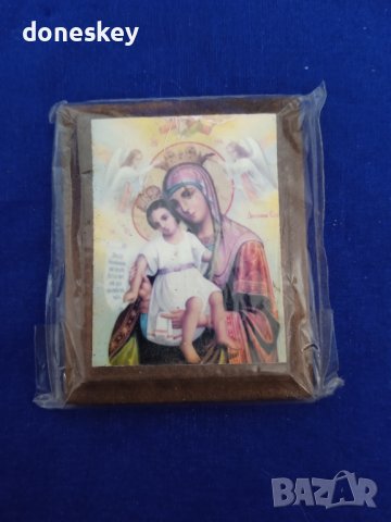 Две иконки на Дева Мария, снимка 3 - Български сувенири - 41443369