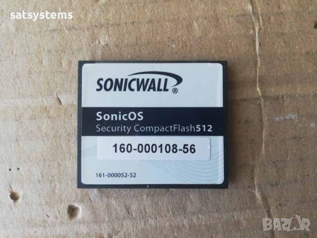 SONICWALL 512MB SonicOS Security Compact Flash Memory Cards, снимка 4 - Други - 41067189