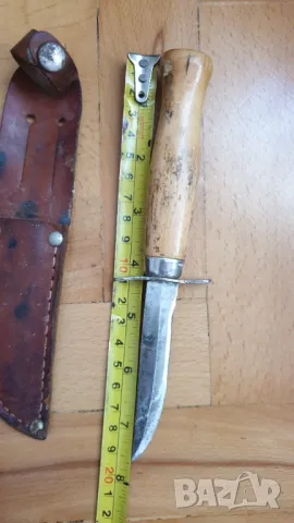 Старо ловно ножче с кания, снимка 9 - Антикварни и старинни предмети - 47388660