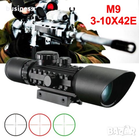 Райфълскоп /снайперна оптика с бързомер+ лазер 3-10X42E M9, снимка 1 - Оборудване и аксесоари за оръжия - 41085099